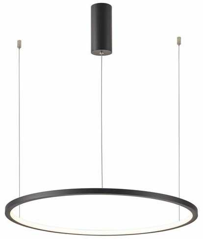 Italux 48W LED pakabinamas šviestuvas VINOLA, juodas, 3000/4000K