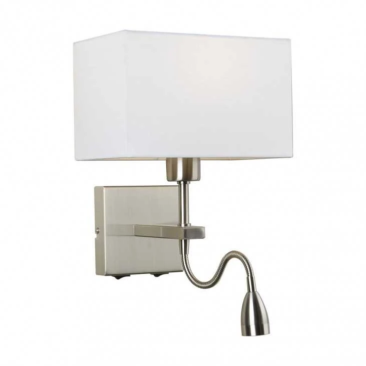 Italux Sieninis šviestuvas WL-1122-2-BL-SN-RC-WH