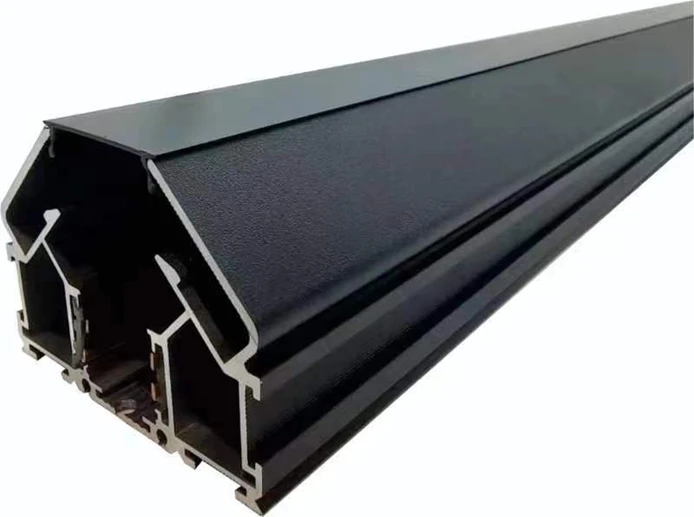 KING Įleidžiamas magnetinis bėgelis, juodas R20-4 1000mm