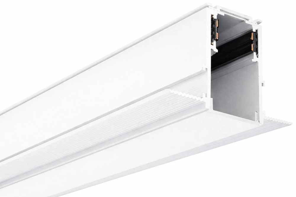 KING Magnetinis bėgelis, berėmis užglaistomas juodas R20-2 1000mm