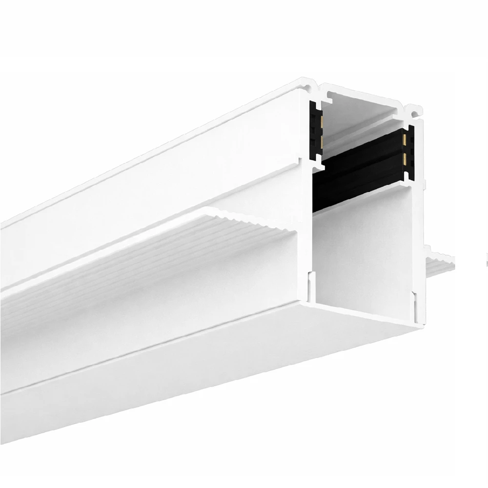 KING Magnetinis bėgelis, berėmis užglaistomas baltas R20-2 1000mm