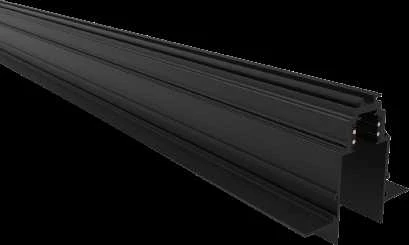 KING Magnetinis bėgelis, berėmis užglaistomas juodas R35-2 2000mm