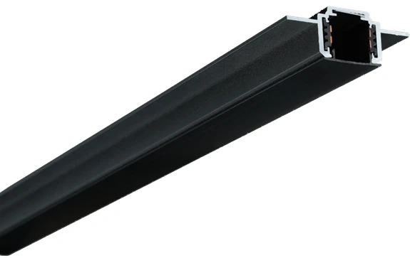 KING Magnetinis bėgelis, berėmis užglaistomas juodas R20-2 1000mm
