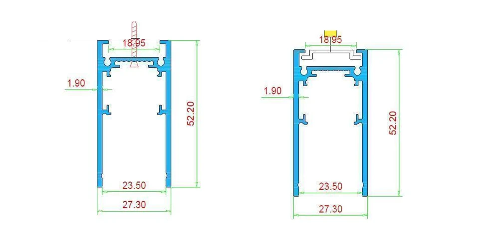 Pakabinamas šviestuvas KING Magnetinis bėgelis paviršinis / pakabinamas baltas S20 3000mm