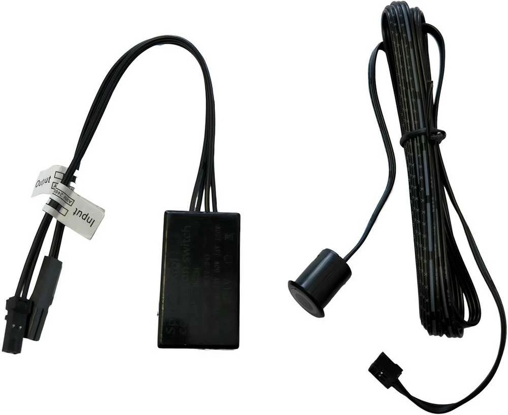 LED juostų lietimui jautrus jungiklis-dimeris su atmintimi 12-24V, 60-120W
