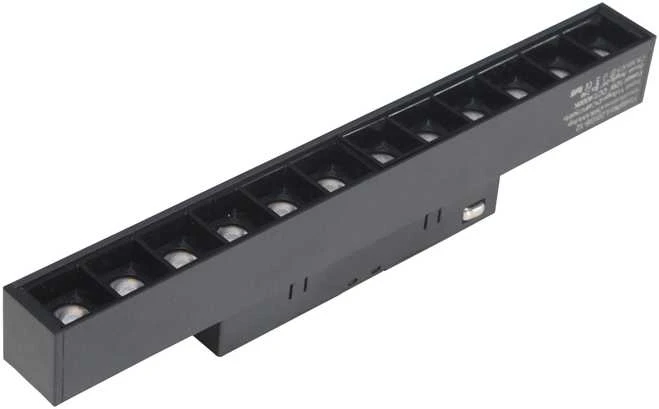 Pakabinamas šviestuvas 12W šviestuvas į magnetines sistemas OPTONICA M20, juodas, 3000K