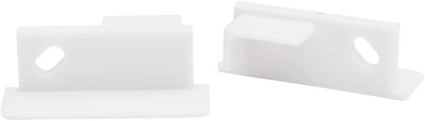 LED profilio VLT-WM-56 galinis dangtelis, spalva: balta, sidabro, antracito, juoda, aukso - Balta