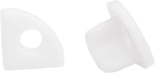 LED profilio VLT-WR-JP-23 galinis dangtelis, spalva: juoda, balta, aukso, antracito - Juoda