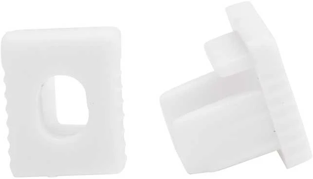 LED profilio VLT-XT-231 galinis dangtelis, spalva: balta, sidabro, antracito, juoda, aukso - Juoda