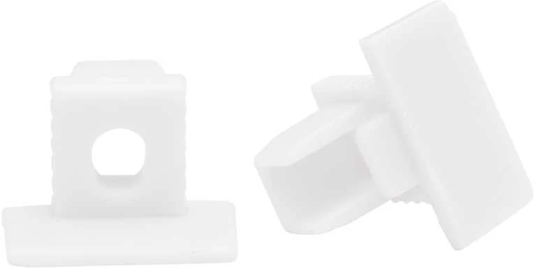 LED profilio VLT-XT-293 galinis dangtelis, spalva: balta, sidabro, antracito, juoda, aukso - Antracito
