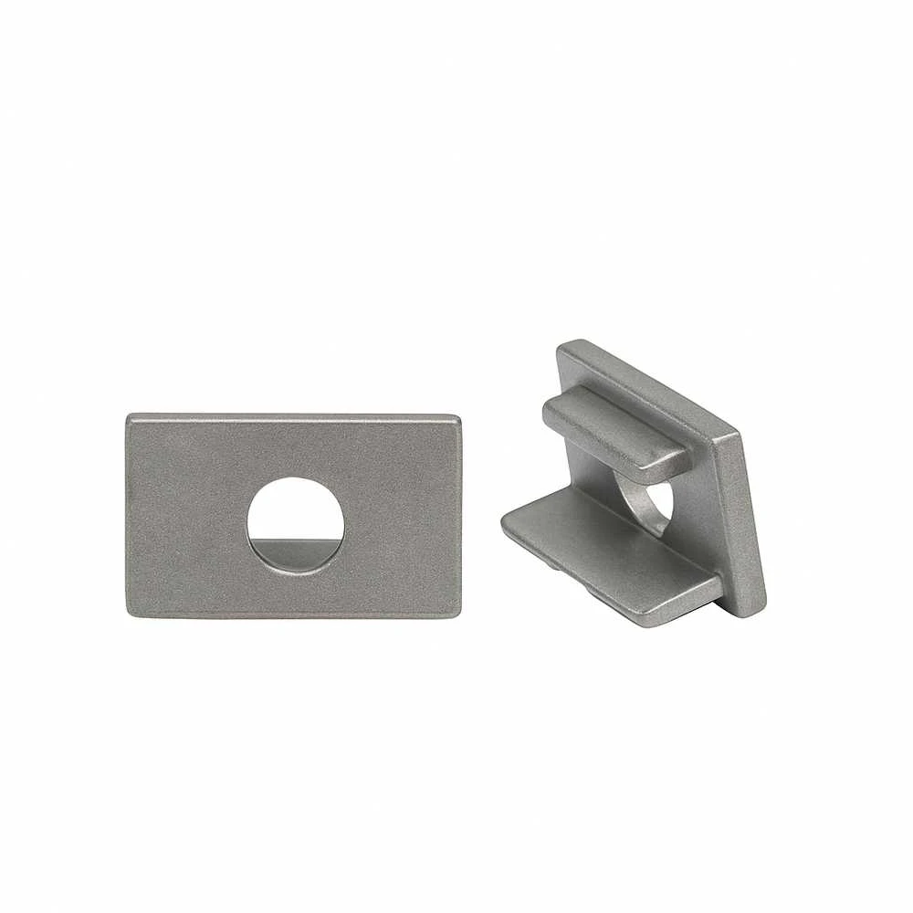 LED profilio VLT-XT-662 galinis dangtelis, spalva: balta, sidabro, antracito, juoda, aukso - Antracito