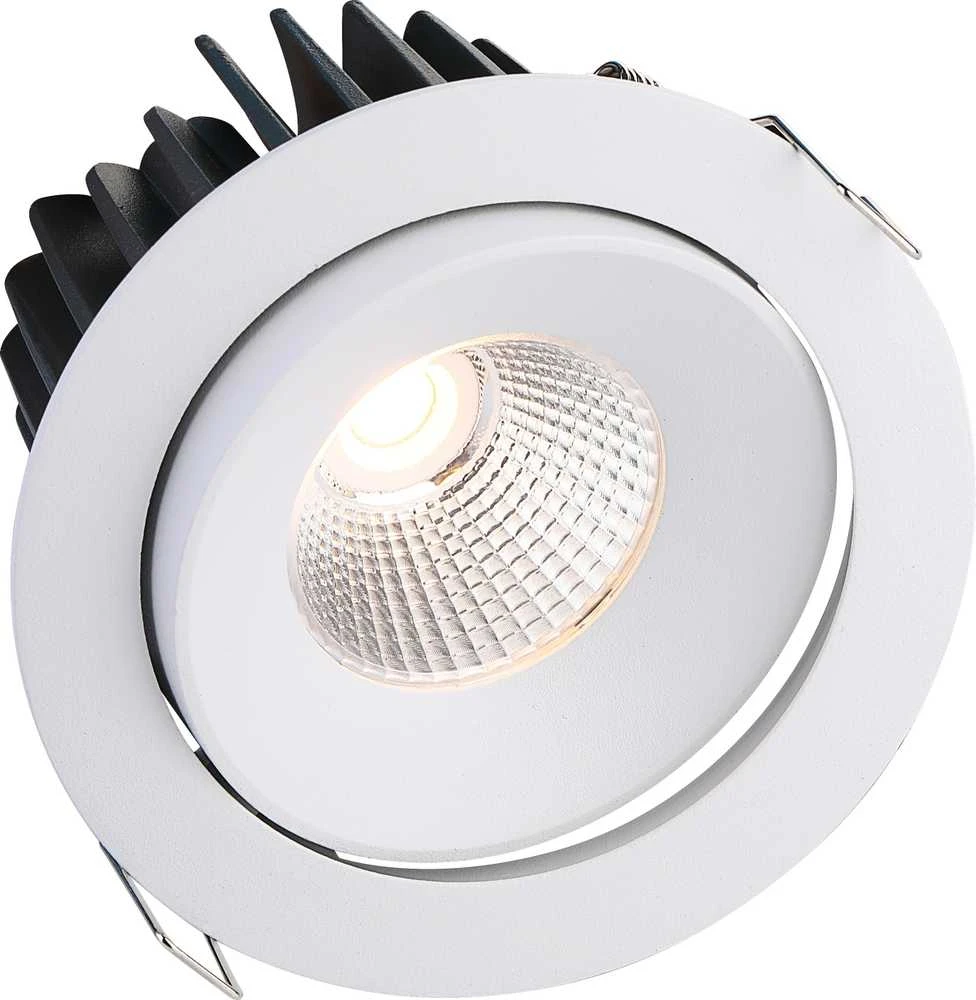 Lubinis šviestuvas FULL Dimeriuojamas Įleidžiamas LED šviestuvas NOBLE R1038, 15W, 3000K, 50°, garantija 10 metų