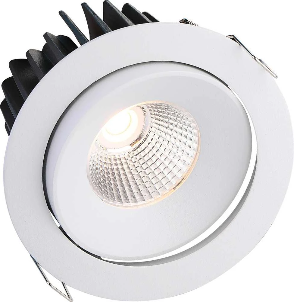 Lubinis šviestuvas FULL Dimeriuojamas Įleidžiamas reguliuojamas LED šviestuvas NOBLE R1038, 15W, 3000K, 24°, garantija 10 metų