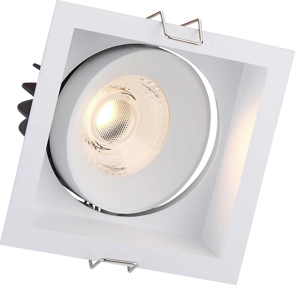 Lubinis šviestuvas FULL Įleidžiamas reguliuojamas LED šviestuvas ANGELO R1032, 10W, 3000K, 60°, garantija 10 metų