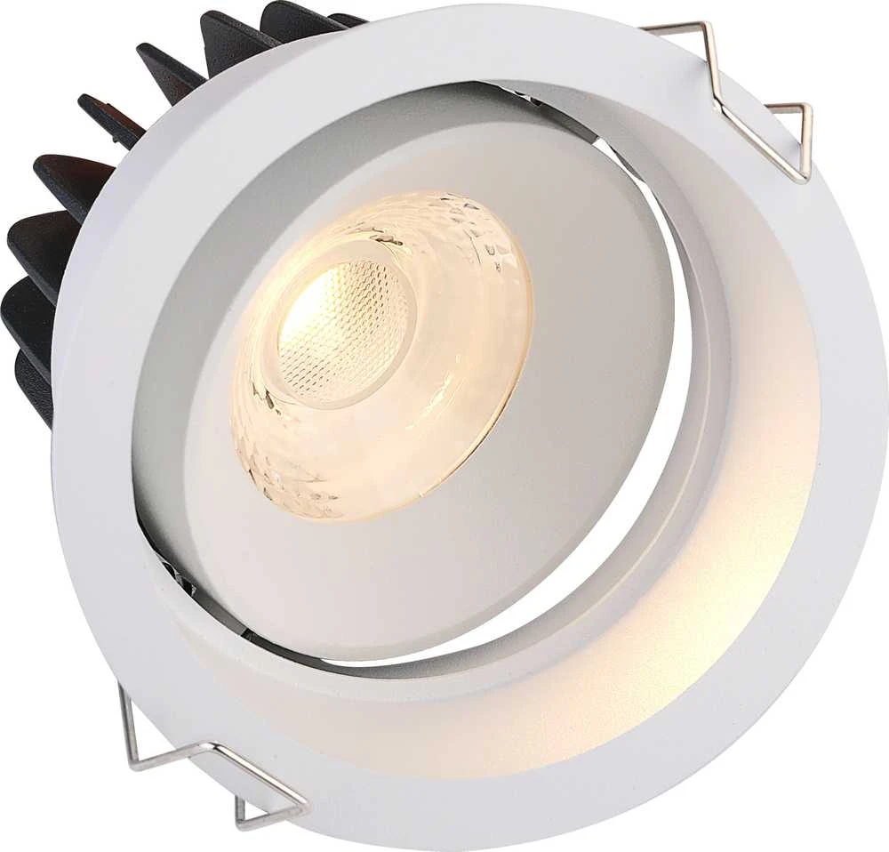 Lubinis šviestuvas FULL Įleidžiamas reguliuojamas LED šviestuvas ANGELO R1031, 10W, 3000K, 60°, garantija 10 metų