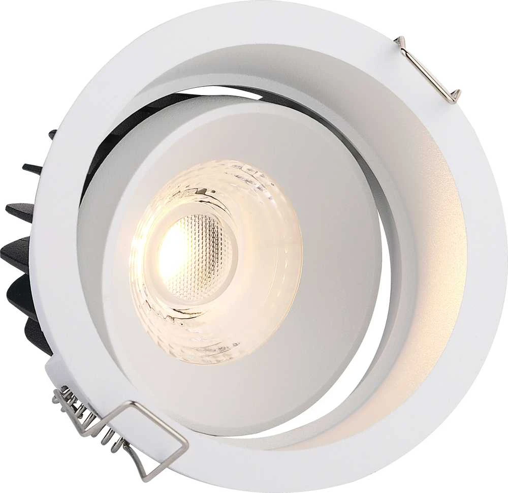 Lubinis šviestuvas FULL Įleidžiamas reguliuojamas LED šviestuvas ANGELO R1236, 15W, 3000K, 36°, garantija 10 metų