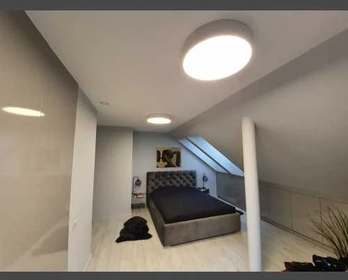 Pakabinamas šviestuvas Paviršinis / pakabinamas ant trosų apvalus LED šviestuvas 70W Juodas