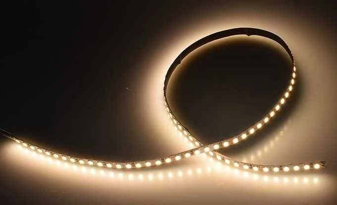 SMD LED juosta, 168D, 24V, 9,6W, 3000K, 8mm, A