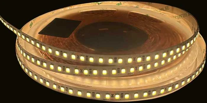 SMD LED juosta, 168D, 24V, 9,6W, 3000K, 8mm, A