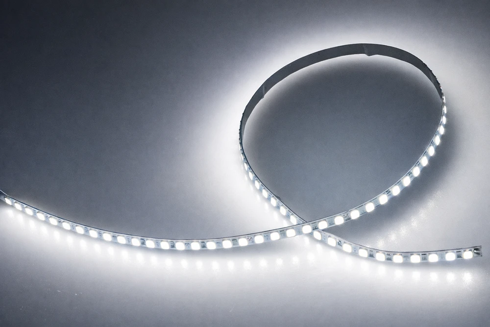 SMD LED juosta, 168D, 24V, 9,6W, 4000K, 8mm, A