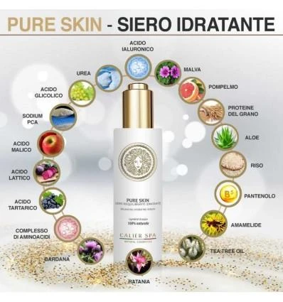 CALIER SPA hialurono rūgšties serumas riebiai, problematiškai odai PURE SKIN, 30 ml