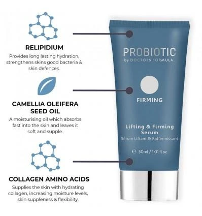 DOCTORS FORMULA LIFTINGUOJANTIS SERUMAS SU PROBIOTIKAIS, 30 ml