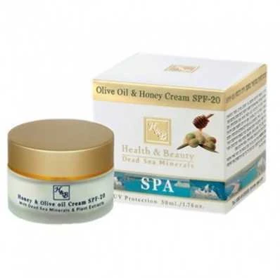 H&B Kremas su medumi ir alyvuogių aliejumi, 50 ml