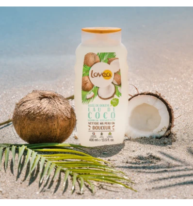 LOVEA DUŠO GELIS SU KOKOSO ALIEJUMI, 400 ml