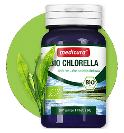 MEDICURA Maisto papildas BIO CHLORELLA, 150 tab.