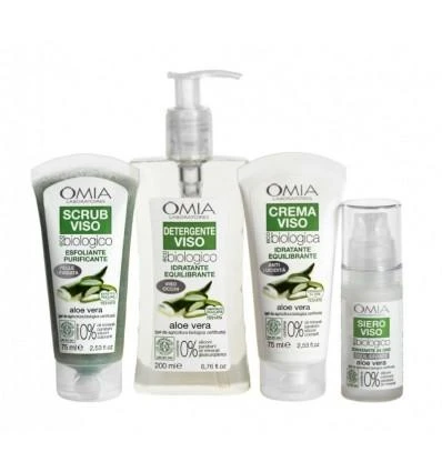 OMIA Ekologiškas veido serumas su aloe vera, 30 ml