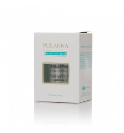 PULANNA Riebalinių liaukų veiklą reguliuojantis veido kremas su šilko peptidais SILK PEPTIDE, 30 g