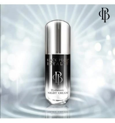 SEA OF SPA Juodas PEARL ROYALTY HYALURONIC NAKTINIS KREMAS, 50 ml