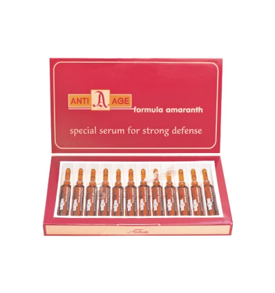 WT METHODE Stipraus poveikio ampulės ANTI-AGE nuo plaukų žilimo, 12x10 ml