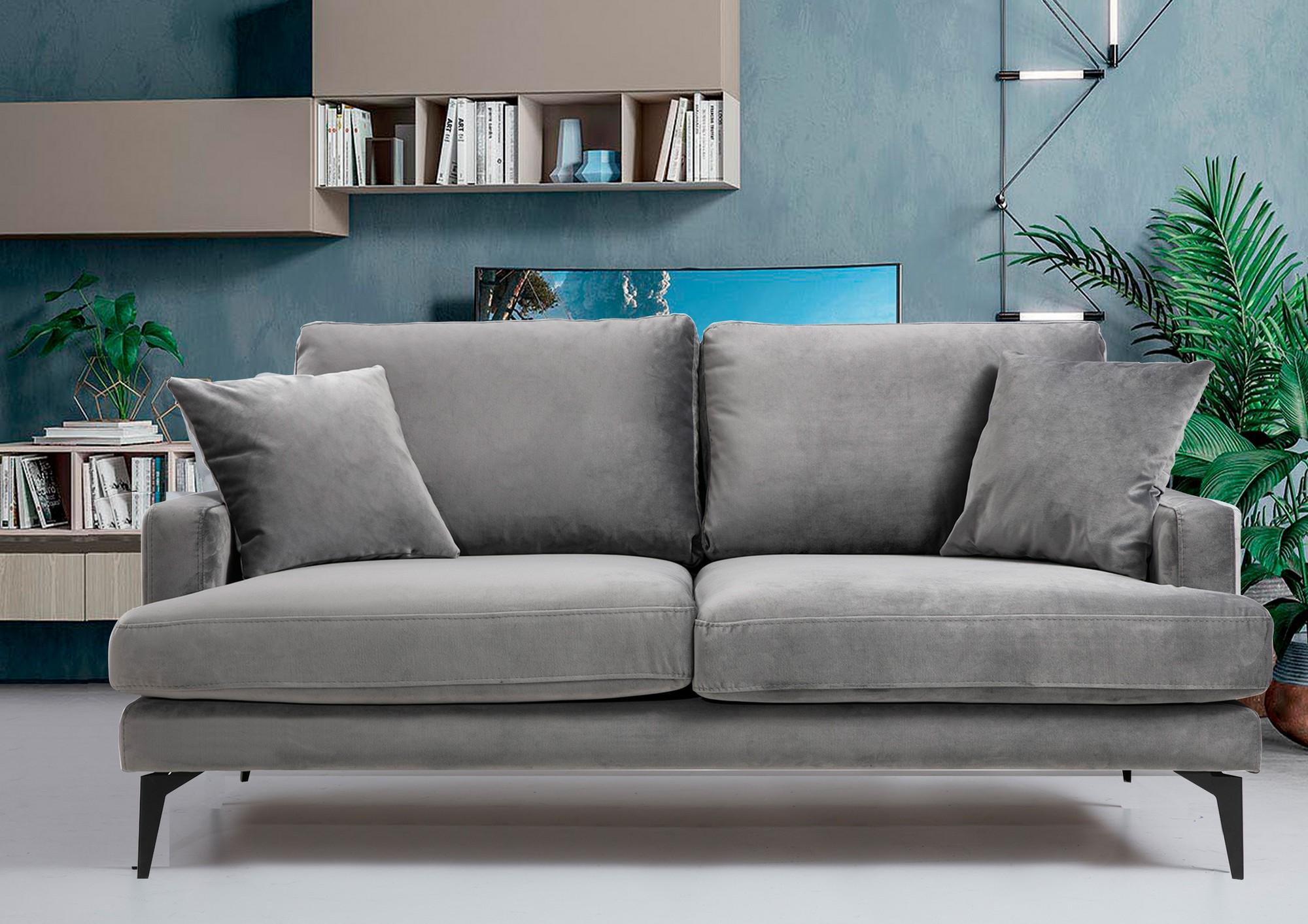 Kalune Design 2 vietų sofa Papira 2 Seater - Pilkas, modelis ...
