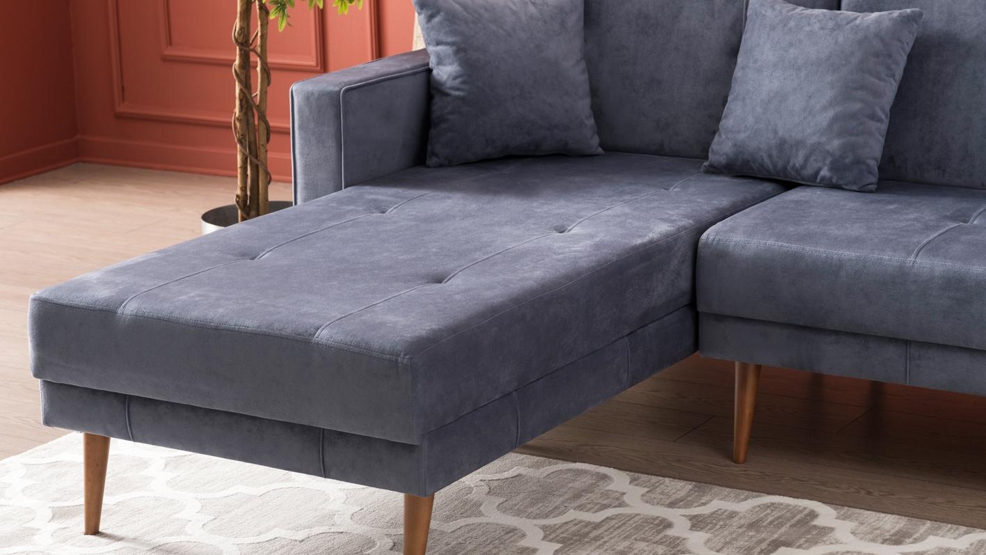 Kalune Design Kampo sofalova Dublin Corner Sofa Bed Left Fume