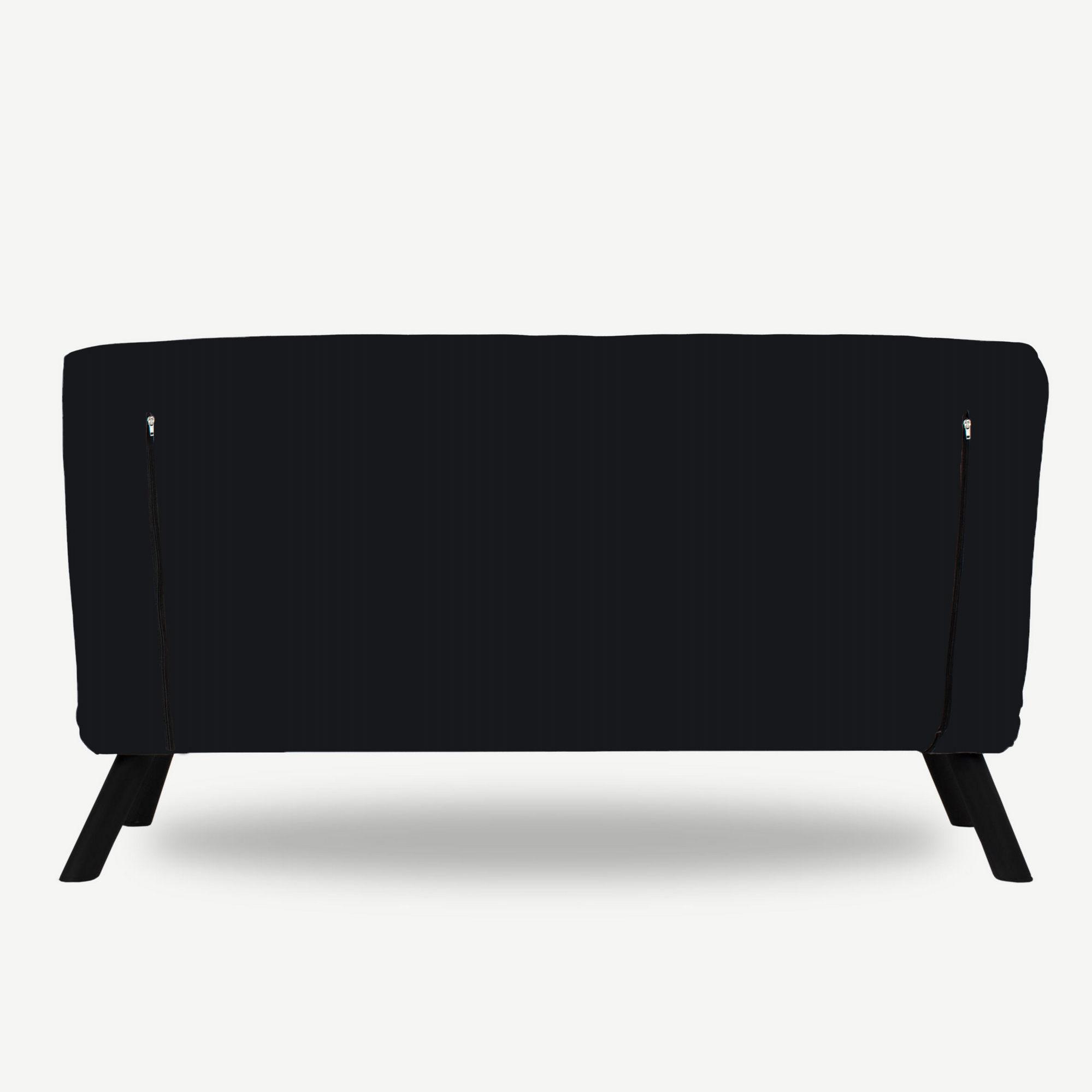 Hanah Home 2 vietų sofa-lova Sando 2-Seater - Juodas