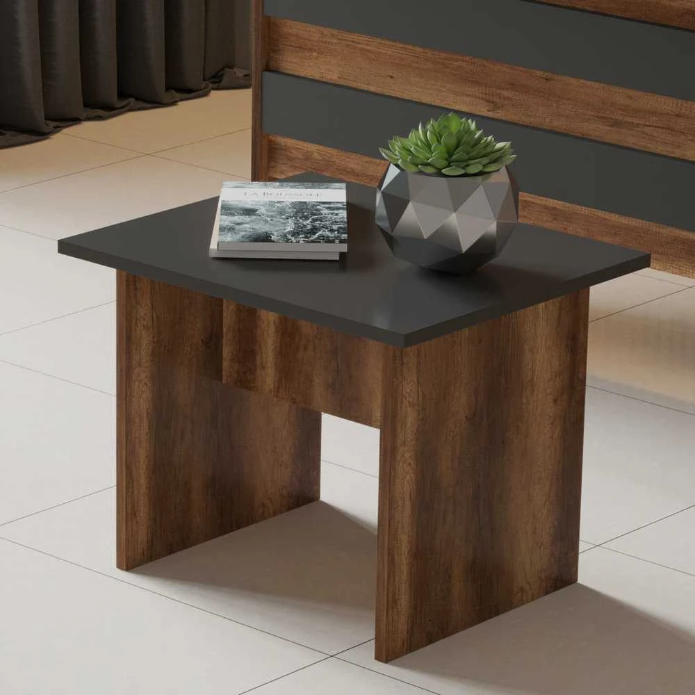 Kalune Design Biuro baldu komplektas VO14 BA antracito/ruda