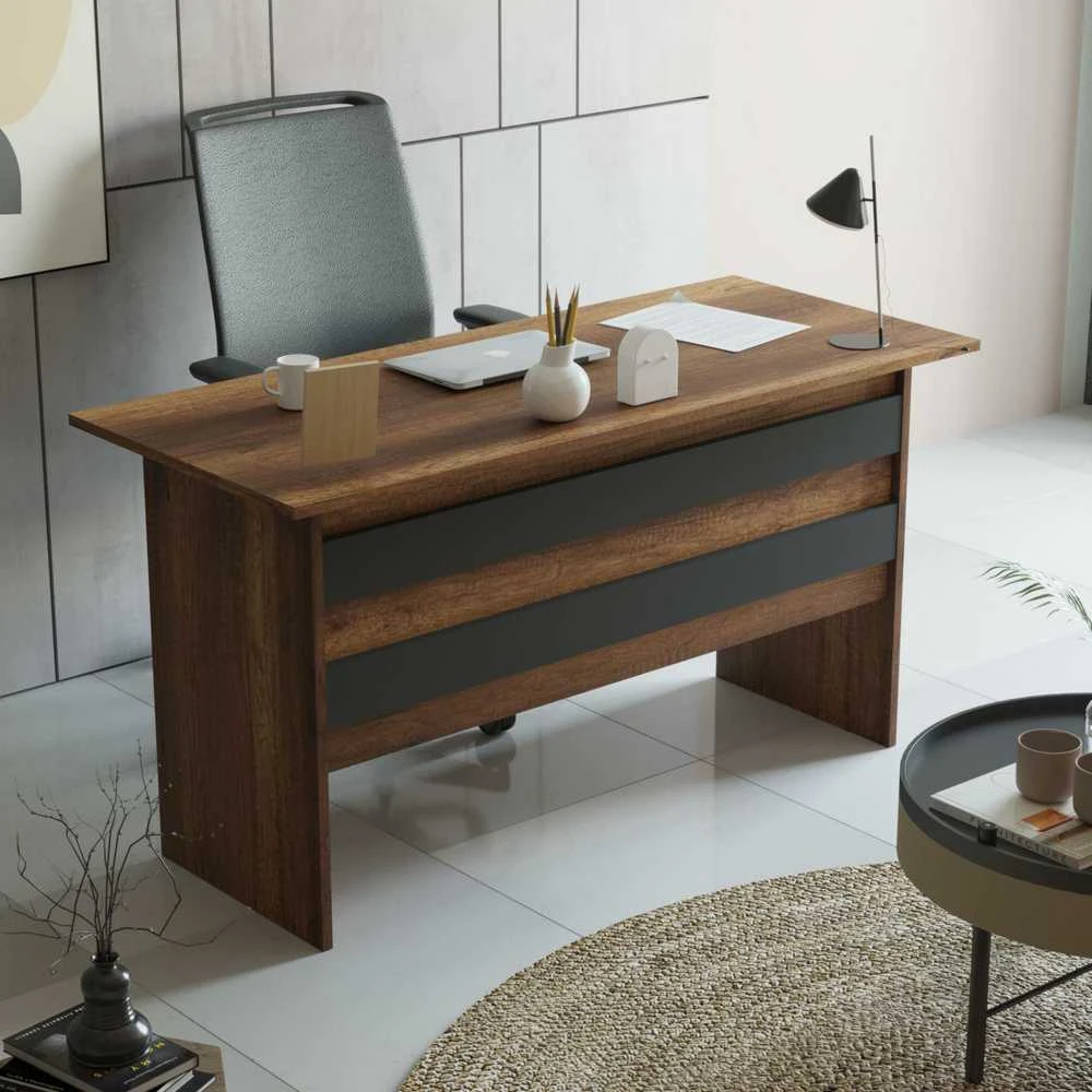 Kalune Design Biuro baldu komplektas VO14 BA antracito/ruda