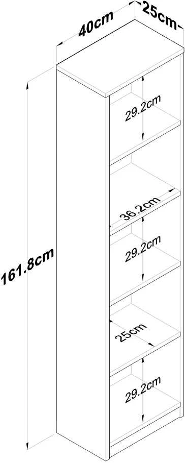 Asir Kalune Design Knygų lentyna HC111 - 2638