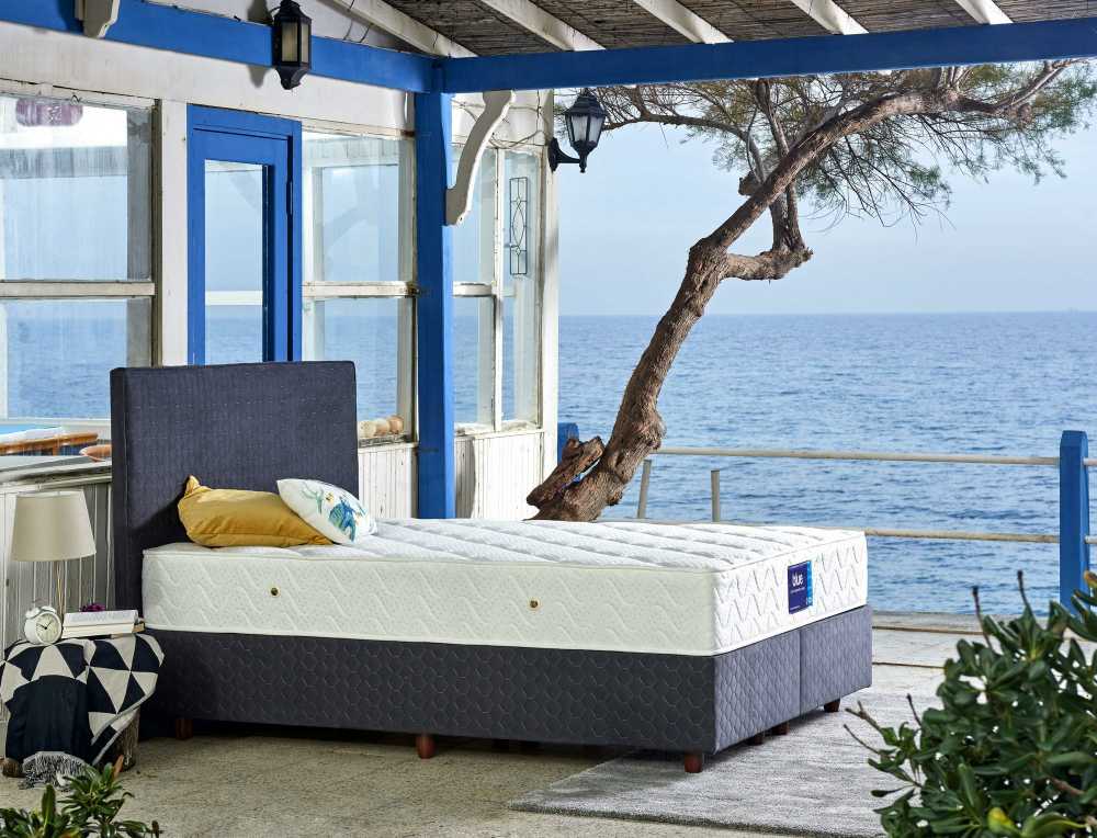 Kalune Design Čiužinys Mėlyna 100x200 cm Single Size Luxury Firm Mattress