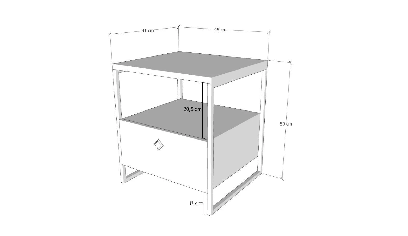 Kalune Design Naktinis staliukas Altunizade