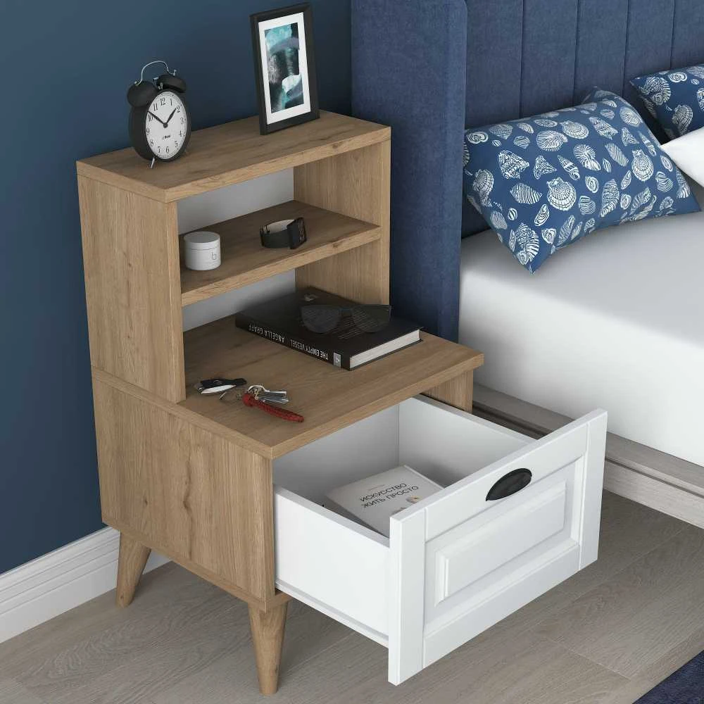Asir Kalune Design Naktinis staliukas BD105 - 1917 - Walnut