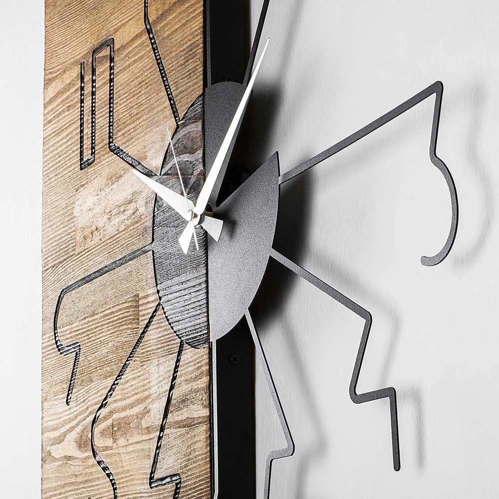 Wallity Dekoratyvinis medinis sieninis laikrodis Wooden Clock 29