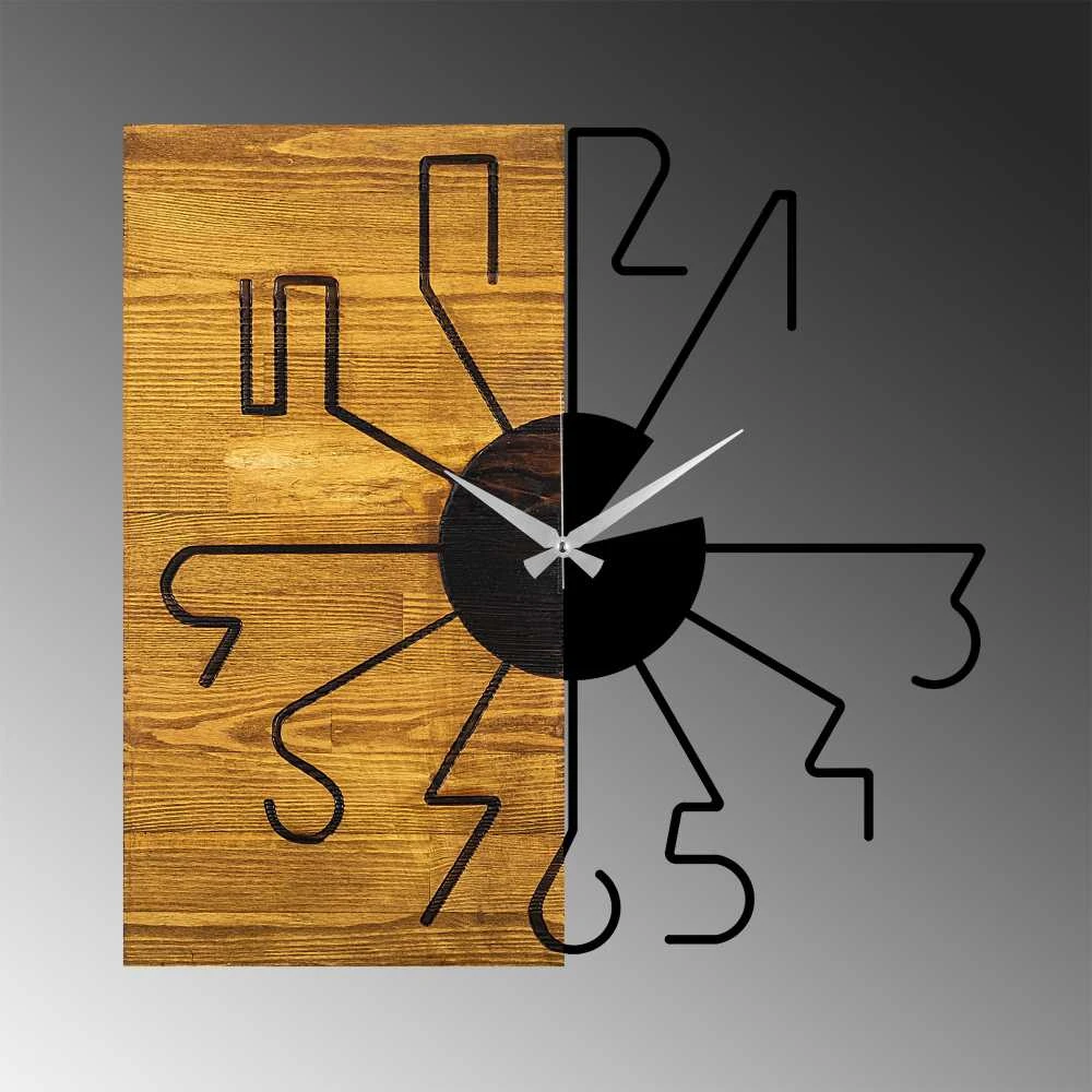 Wallity Dekoratyvinis medinis sieninis laikrodis Wooden Clock 29