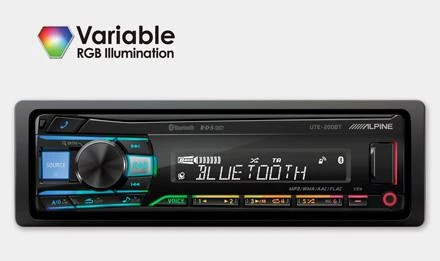 Automagnetola Portable stereo car Alpine UTE-200BT