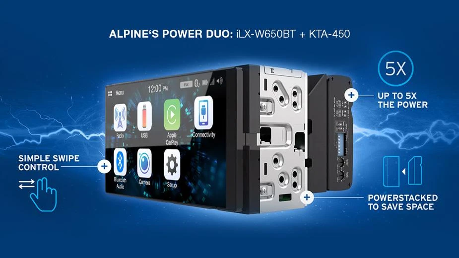 Automagnetola Alpine iLX-W650BT