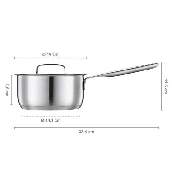 Fiskars All Steel puodas padažams 1,5L (1064750)