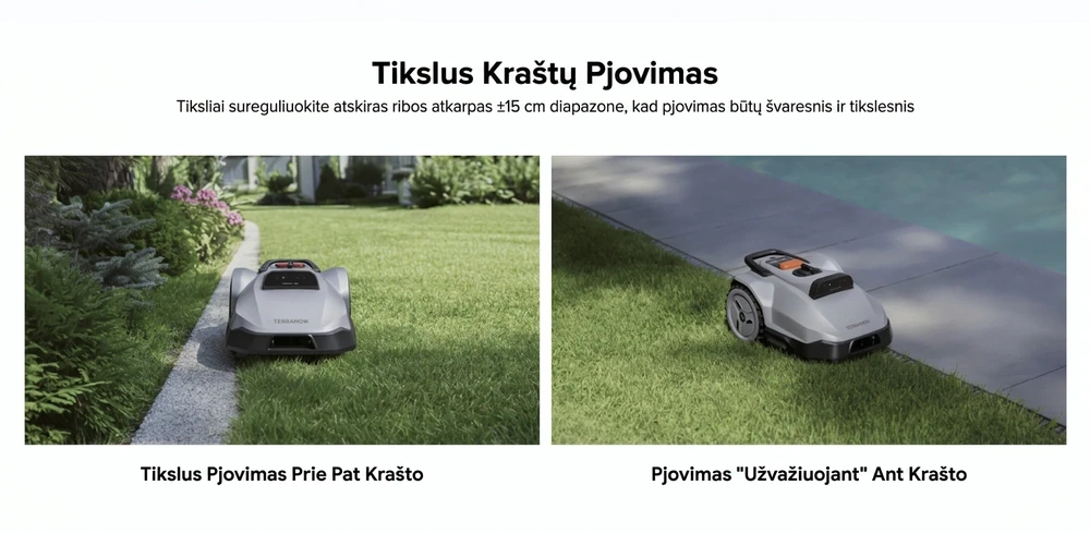 Belaidis vejos robotas Terramow MINI 500 (5 arams)