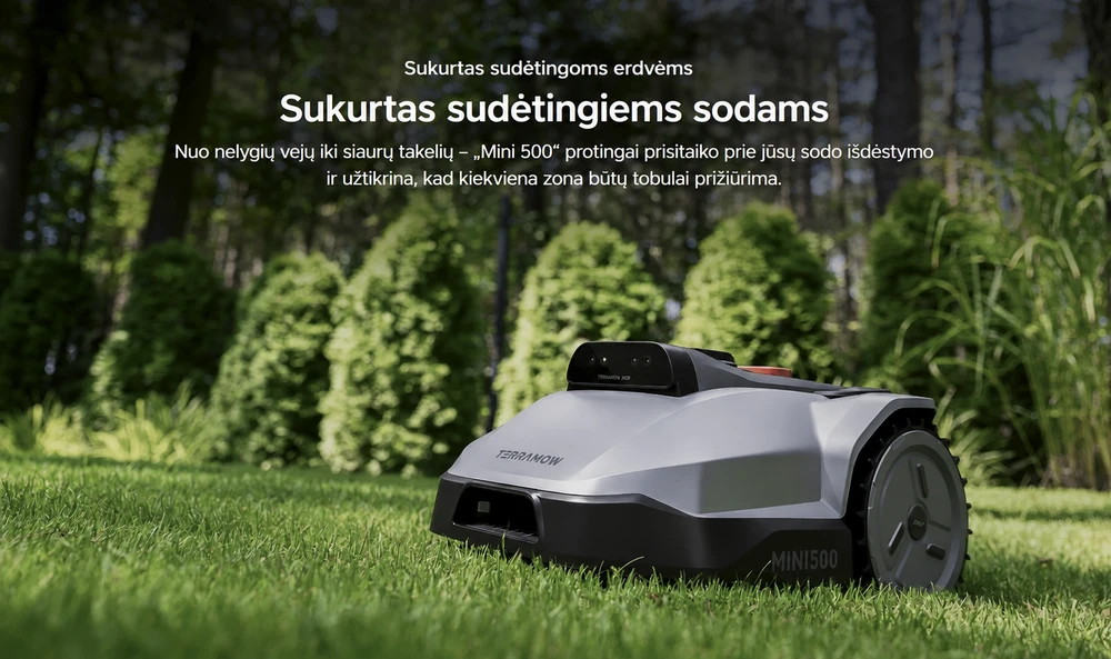 Belaidis vejos robotas Terramow MINI 500 (5 arams)