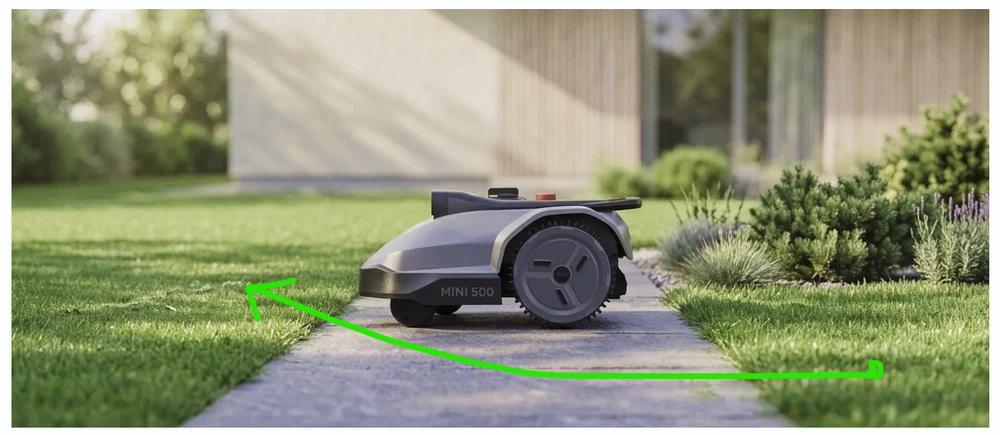 Belaidis vejos robotas Terramow MINI 500 (5 arams)